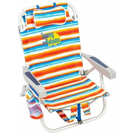 2022 Tommy Bahama 5 Position Tropical Sunset Backpack Beach Chair