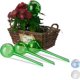 thumbnail image 1 of Set of 4 Green Plastic Double Weekly Watering Balls, PVC, 8 cm, 1 of 5