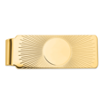thumbnail image 1 of 14k Yellow Gold Mens Sunburst Money Clip   For Dad Mens  For Him, 1 of 6