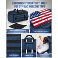 thumbnail image 4 of Gonex 45L Travel Duffel Bag for Men, 3 in 1 Extra Large Gym Bag Backpack with Shoes Compartment for Weekender Sports Workout, 4 of 6