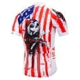 thumbnail image 4 of Camiseta de ciclismo de verano para hombre 2021, ropa de ciclismo de montaña, camisetas de manga corta, ropa para ciclismo, camisetas, chaquetas, bandera de EE. UU., calavera, 4 of 5