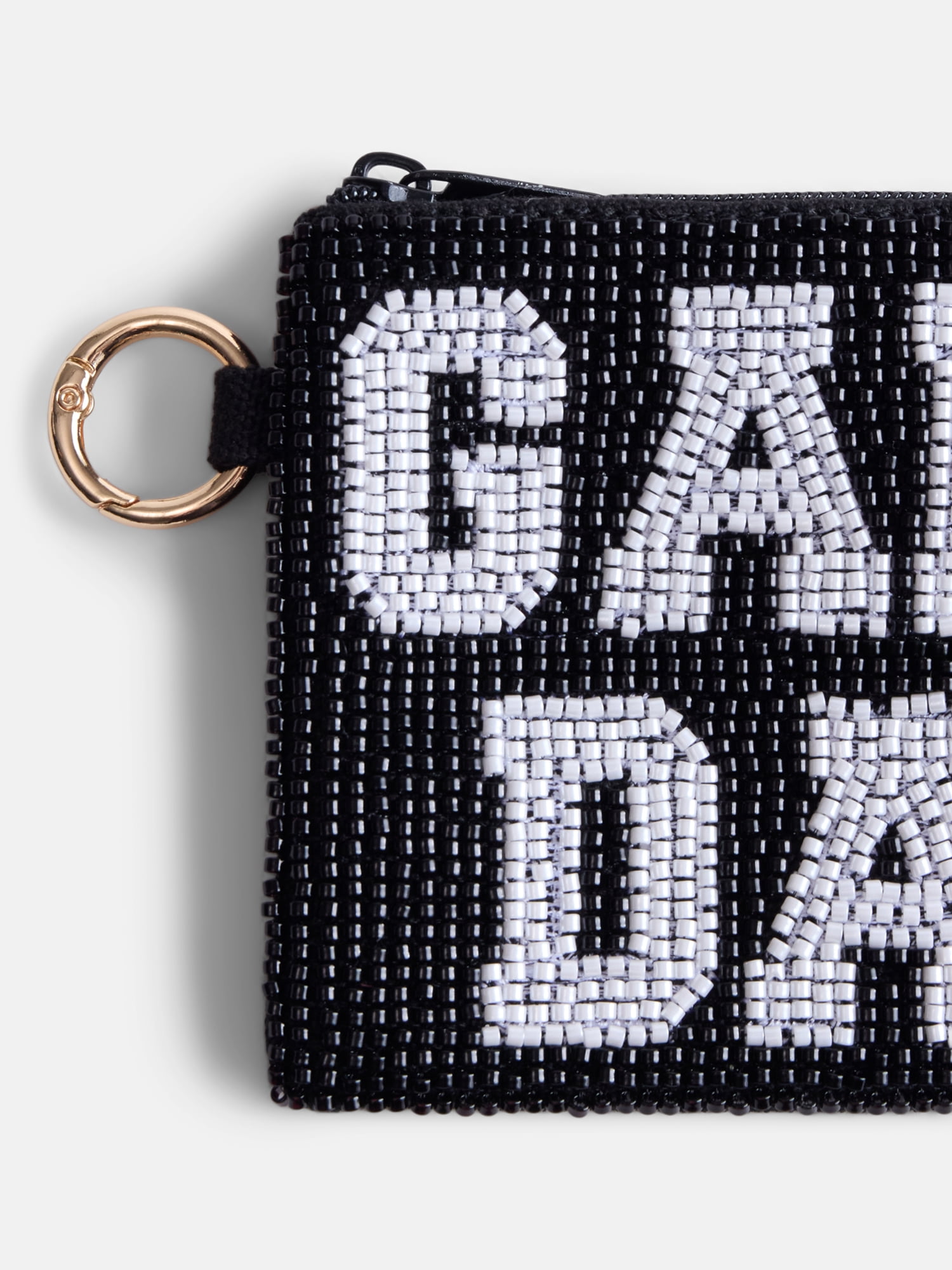 No Boundaries Women’s Game Day Beaded Pouch, Black