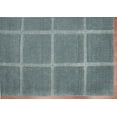thumbnail image 4 of Carved Geometric Blue Hand-Woven Accent Rug 2'x3', 4 of 5