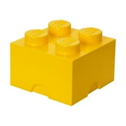 Room Copenhagen LEGO Storage Brick Drawer 4, 9-3/4 x 9-3/4 x 7-1/8 Inches, Bright Yellow (4003)