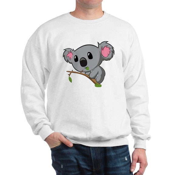 CafePress - Hungry Koala Sweatshirt - Crew Neck Sweatshirt