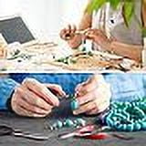 Carbon Steel Lengthened Jewelry Plier Sets Include 25°45°90°Curved Nose Pliers Long Reach Hose Grip Pliers Straight Needle Nose Pliers Black