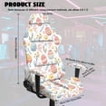thumbnail image 2 of Whosucclay Egg Flower Print Office Computer Game Chair Slipcovers Machine Washable Non-Slip Computer Chair Seat Slipcovers with Armrest Covers Gamer Chairs Protector Easter Decor, 2 of 8