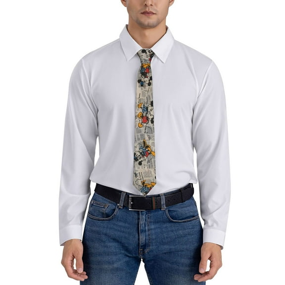 Cartoon Blanket Men's Necktie Fashion Cool Printed Novelty Suit Neck Ties for Party Work Casual Holiday