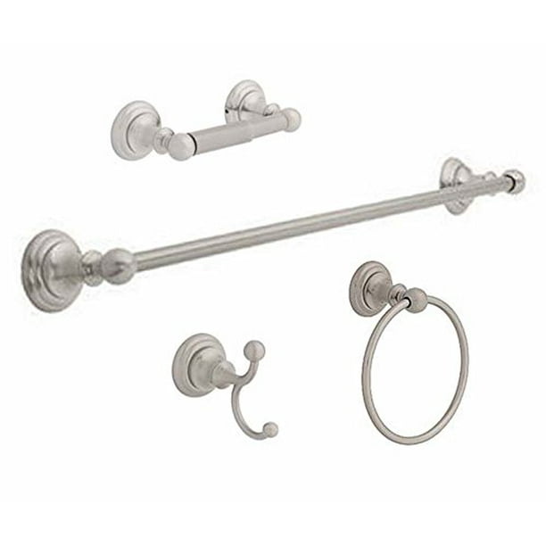 Franklin Brass Townsend 4 Piece 24" Bath Accessories Hardware Set Satin