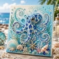 thumbnail image 4 of Ocean Theme Pearl Art DIY Kit, Octopus DIY Pearl Painting Kit, Ocean Diamond Art for Adults & Beginners, Sparkling Coastal Wall Decor(Octopus), 4 of 8