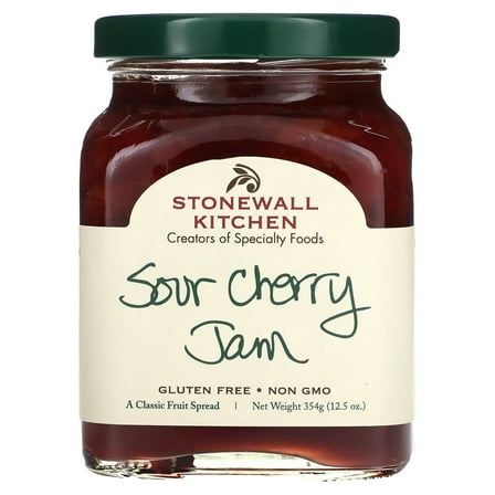 Stonewall Kitchen, non GMO, Sour Cherry Jam, 12.5 oz. Jar