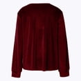 thumbnail image 4 of Women's New V Neck Shiny Sequin Top Elegant Sequin Long Sleeve Shirt Loose Version Of Sequin Shirt under Shirt with Sleeves Womens Short Sleeve V Neck Shirts Blouse plus Size Exercise T Shirts for, 4 of 4
