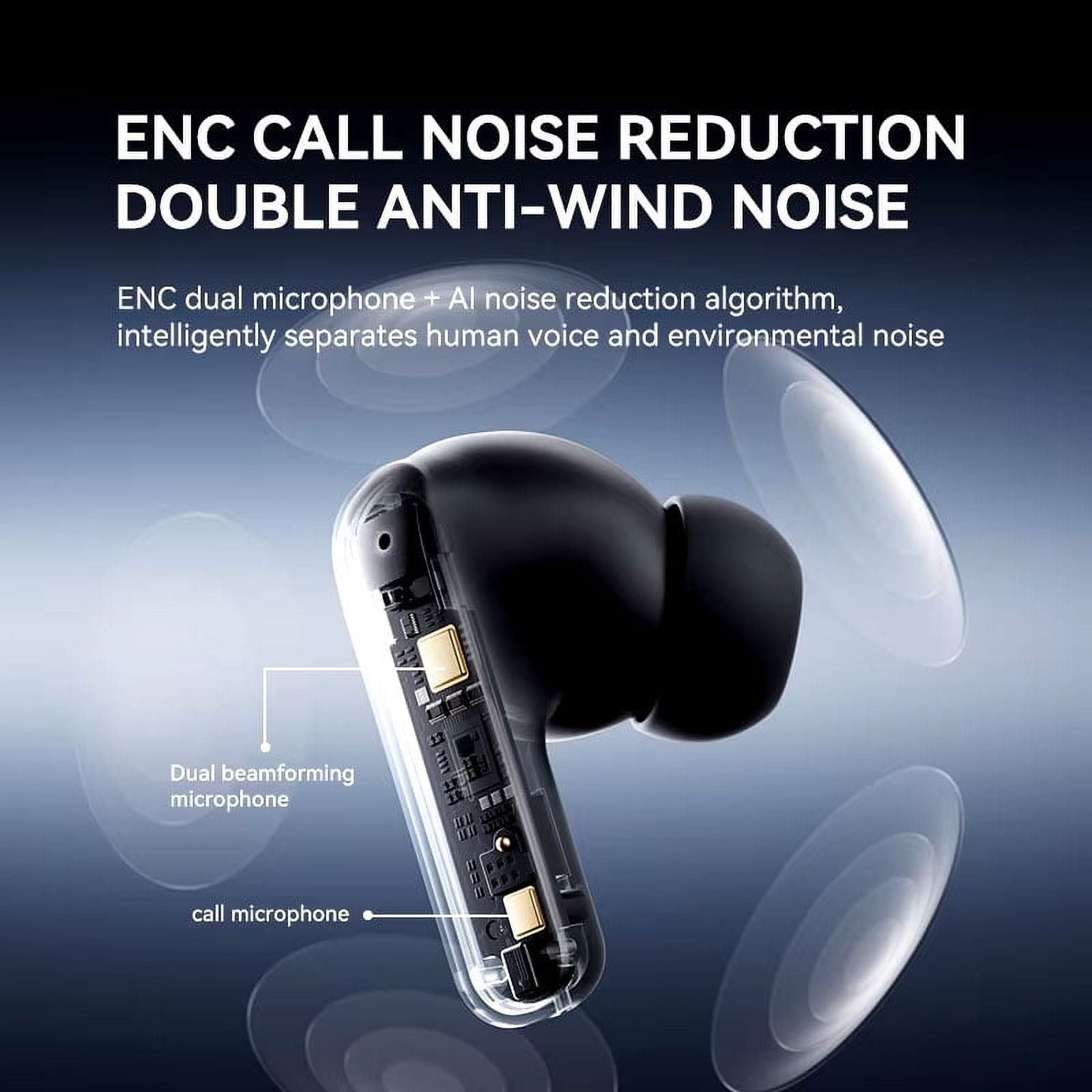 TWS Earphones Wireless Bluetooth for Google Pixel 9/Pro/Pro XL/9a Phones - Earbuds Headphones True Stereo Headset Hands Free