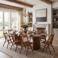 thumbnail image 2 of SAFAVIEH Wren Spindle Dining Chair, Walnut, Set of 2 (21 in. W x 21.9 in. D x 33.7 in. H), 2 of 21