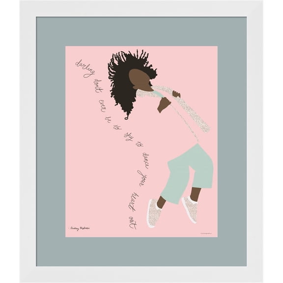 Great Art Now Dance Your Heart Out by Kamdon Kreations, Framed Wall Art, 18.75W x 21.75H
