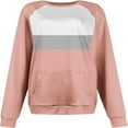 thumbnail image 5 of Wyzesi Ensemble de Chandails en Molleton Jupe Manches Longues Mode Décontractée Couleur Unie Imprimée Chemise de Sport avec Poche Col Rond Haut à Manches Longues Sweat à Capuche, 5 of 5