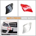 thumbnail image 5 of Trimla Front Tow Cover for Mercedes-Benz C-Class W204 AMG Line Fit C180 C200 C220 C250 C280 C300 C320 C350 2012 2013 2014 bumper Hook Eye Cap A2048850526, 5 of 5