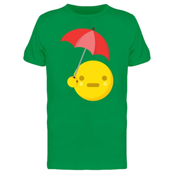 Emoji With Umbrella Tee Men's -Image by Shutterstock