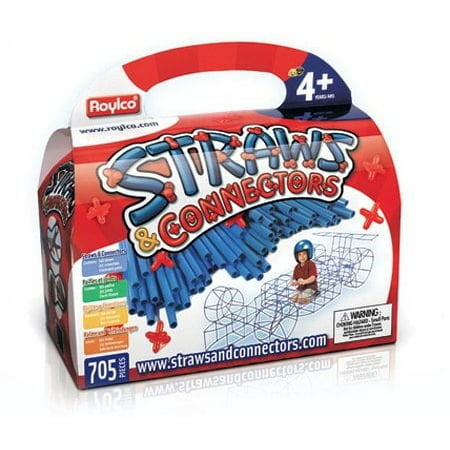 Roylco R60901 Roylco Straws and Connectors Creative Building Set 705 pcs