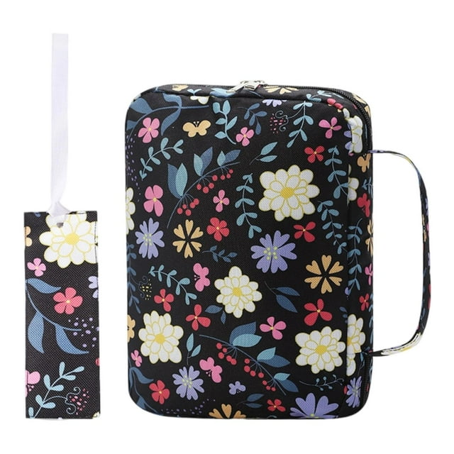 KLKCMS Bible Cover Multifunctional Study Book Carrying Bag for Mother Women Friends E