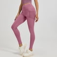 thumbnail image 2 of Outfmvch High Waisted Compression Leggings Silm Fit Yoga Pants Push Up Yoga Sport Pants 3d Compression Yoga Pants Cellulite Leggings for Women Compression Legging A1 Pink S-3XL, 2 of 4
