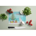 thumbnail image 3 of Carolines Treasures CK3498LCB Danish Spitz Christmas Tree Glass Cutting Board - Large, 3 of 4