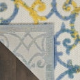 thumbnail image 5 of Nourison Aloha Indoor/Outdoor Ivory Blue 9'6" x 13' Area Rug, (10x13), 5 of 9