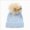 Boys' and Girls' Winter Hats A38-Light Blue, variant on 3-8 Years Girls Winter Hat Kids Winter Hat Winter Knit Beanie with Pom Pom and Earflaps Warm Fleece Lined