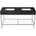 thumbnail image 3 of Meridian Furniture Marmo Black Engineered Stone Bathroom Vanity, 3 of 9