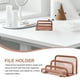 thumbnail image 3 of Soporte de archivos Desktop Book Rack Delicado Organizador de libros Vertical Office Revista Rack Supply Home Supply, 3 of 6