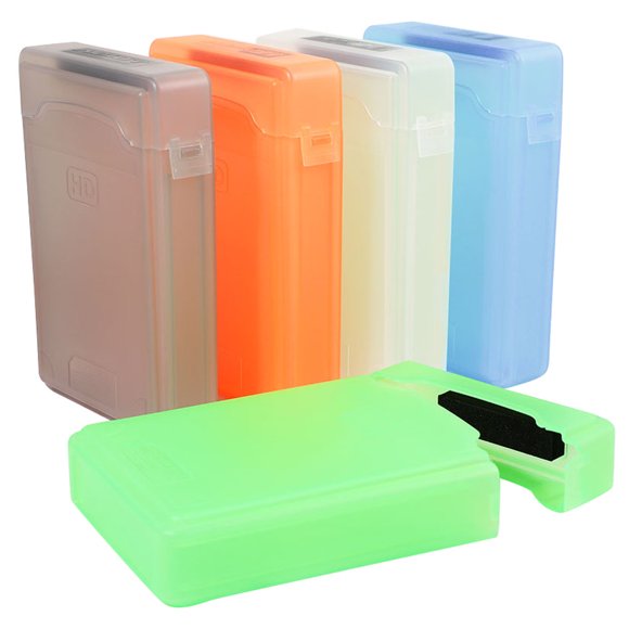 OHOIOLLA 5Ud Estuche Organizador Para Disco Duro Material Plástico Resistente Para Uso En Oficina