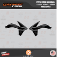 thumbnail image 2 of Kalair GFX Graphics Kit for Ktm MOTOCROSS 2-STROKE 125SX, 150SX, and 250SX (2012) Orangecrew Series, 2 of 5