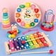 thumbnail image 2 of Juguetes de madera Montessori para bebés de 0 a 3 años, regalo para niños, juegos de desarrollo para bebés, rompecabezas de madera para niños, juguetes educativos de Aprendizaje Temprano Fivean unisex, 2 of 2
