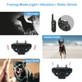 thumbnail image 4 of Dog Training Collar With Remote Control and Walkie-Talkie Bark Collar Rechargeable Waterproof Dog Shock Vibration Beep Training Collars for 1 Large or Small Dogs, 4 of 8