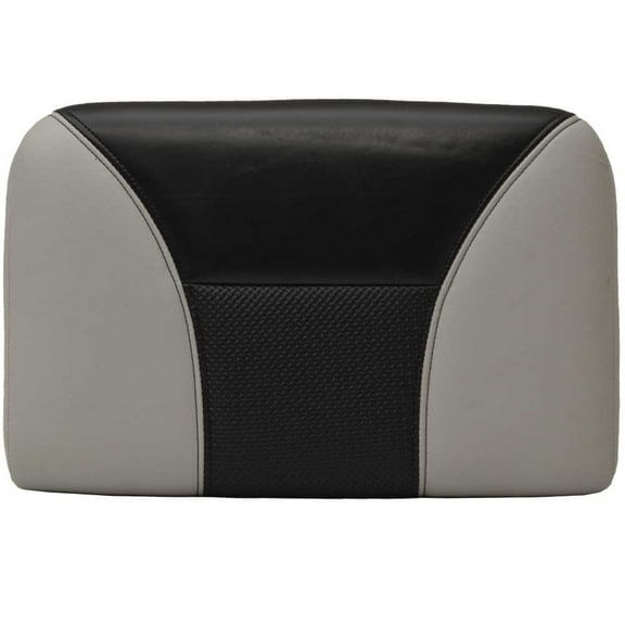 G3 Boat Jump Seat Cushion | 17 1/2 x 11 3/8 Inch Gray Black