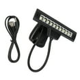 thumbnail image 2 of Lámpara LED de lectura USB con clip de cuello flexible y luz de atril portátil para orquesta, 2 of 14