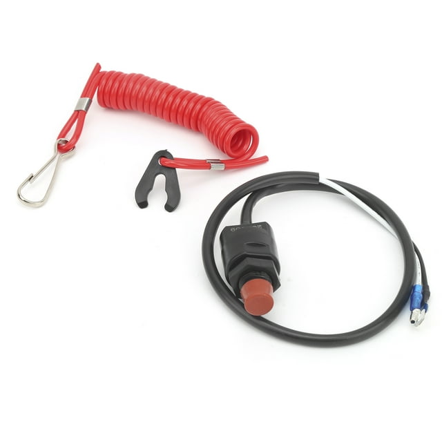 Correa De Seguridad Para Interruptor De Parada De Emergencia 6E9-82575-09, Apta Para Fueraborda 15HP 25HP 30HP 40HP De 2 Tiempos