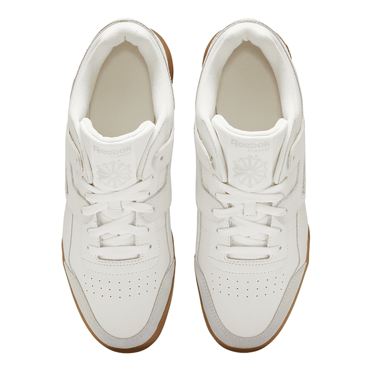 Mens Reebok WORKOUT PLUS Shoe Size 8.5 White Carbon Classic Red Gum Cross Training Walmart