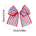 thumbnail image 3 of Independence Day Wreath Bows Decoration Ribbon Bows For Door Window Wall 4th Of July Memorial Day Party Decor, 3 of 6