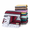 Burgundy, variant on Blue Woven Falsa Throw Blanket 70"x50" with Fringe, Handmade Southwest Decor for Yoga and Outdoor Use