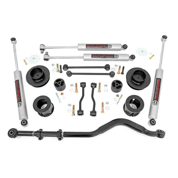 Rough Country 3.5" Lift Kit (fits) 2020 Jeep Gladiator JT 4WD | N3 Shocks | Suspension System | 63730