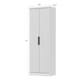 thumbnail image 3 of 71'' Tall Storage Kitchen Pantry Cabinet with Adjustable Shelves&Fluted Door, 5-Tier Cabinet for Living Room Kitchen Dinning Room Bedroom, White, 3 of 9