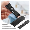 thumbnail image 2 of Toenail Carreras anti-splash recortadora de uñas pedicura recorte tijera manicura gadget muerto piel de acero inoxidable removedor de cutícula negro Methold CE001197-02B, 2 of 7