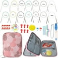thumbnail image 1 of 11Pcs Stainless Steel Rod Needle Knitting Set Crochet Tool Accessories Crochet Organizer Sewing Tools Gift for Beginners, 1 of 6