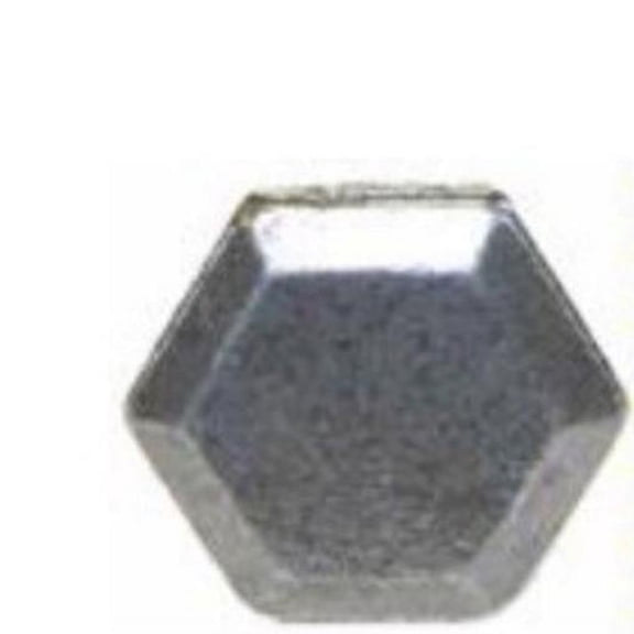 John Wright 88-712 1-.13 in. Hexagon Knob Iron Finish