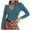 Blue, variant on Alkepwun Womens Sweaters Fall Trendy Casual Long Sleeve Shirt Lightweight V Neck Off Shoulder Crochet Pullover Top Outfit