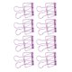 thumbnail image 3 of Abrazaderas De Papel, 30 Piezas Ampliamente Utilizadas Clips De Carpeta De Alambre Hueco Estilo Simple Para Oficina ANGGREK Otros, 3 of 8