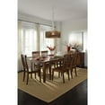 thumbnail image 2 of A-America Toluca Transitional Wood Extendable Dining Table in Rustic Amber, 2 of 6