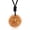 Red Aventurine, variant on Eye of Horus Necklace Natural Crystal Quartz Egyptian Round Pendant Carving Gift-Obsidian