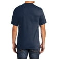 thumbnail image 2 of Mafoose Men's Short Sleeve 50/50 Cotton/Poly Tall Core Blend Pocket T-Shirt Navy Large Tall, 2 of 4